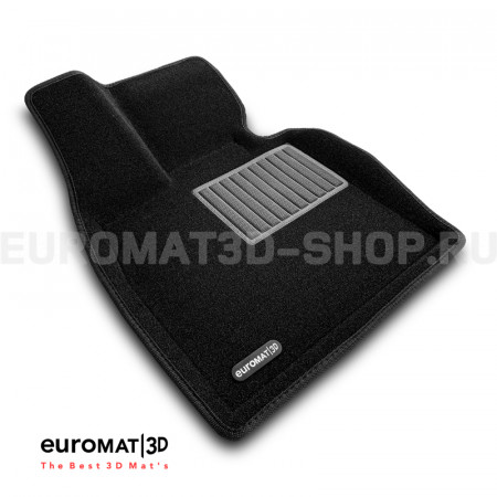 Текстильные 3D коврики Euromat3D Business в салон для Bmw X6 (E71) (2008-2014) № EMC3D-001212