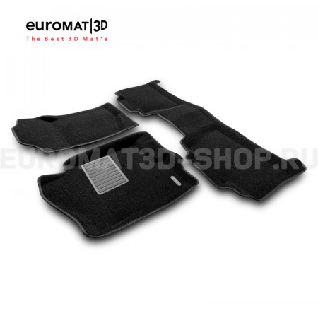 Текстильные 3D коврики Euromat3D Business в салон для Chevrolet Tahoe (2007-2014) № EMC3D-001302