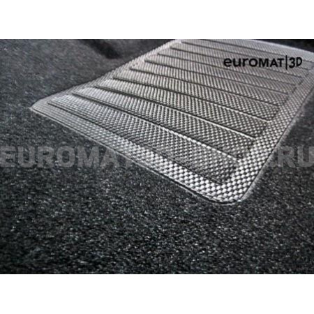Текстильные 3D коврики Euromat3D Business в салон для Citroen C-Crosser № EMC3D-003609