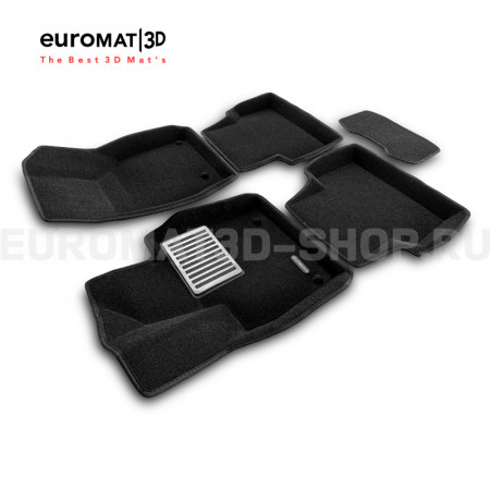 Текстильные 3D коврики Euromat3D Lux в салон для Audi Q3 (2012-2019) № EM3D-001113 Текстильные 3D коврики Euromat3D Lux в салон для Audi Q3 (2012-2019) № EM3D-001113