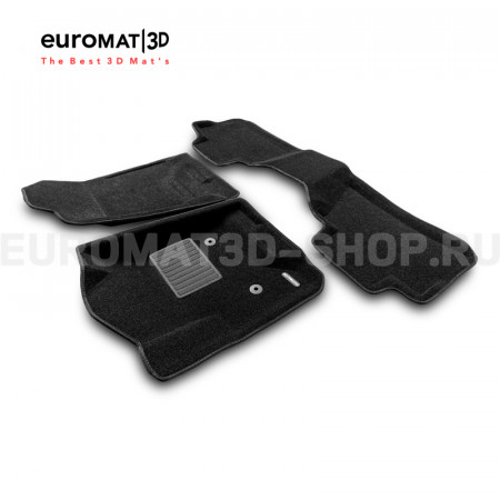 Текстильные 3D коврики Euromat3D Business в салон для Chevrolet Tahoe (2015-2021) № EMC3D-001306