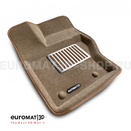 Текстильные 3D коврики Euromat3D Lux в салон для Land Rover Discovery V (2017-) № EM3D-003102T Бежевый Текстильные 3D коврики Euromat3D Lux в салон для Land Rover Discovery V (2017-) № EM3D-003102T Бежевый