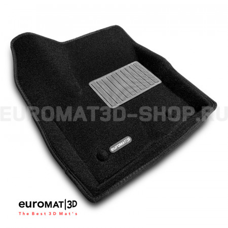 Текстильные 3D коврики Euromat3D Business в салон для Ford Kuga (2008-2012) № EMC3D-002208