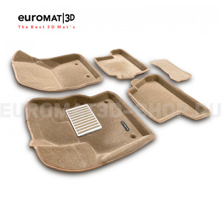 Текстильные 3D коврики Euromat3D Lux в салон для Ford Focus 3 (2011-) № EM3D-002207T Бежевые Текстильные 3D коврики Euromat3D Lux в салон для Ford Focus 3 (2011-) № EM3D-002207T Бежевые
