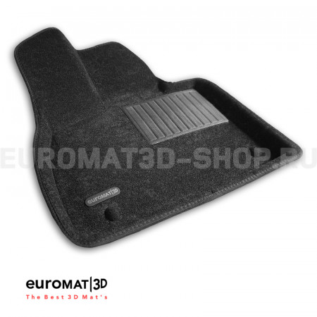 Текстильные 3D коврики Euromat3D Business в салон для Lixiang L9 (2023-) № EMC3D-005740
