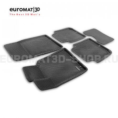 3D коврики Euromat3D EVA в салон для Hyundai Equus (2013-) № EM3DEVA-002928